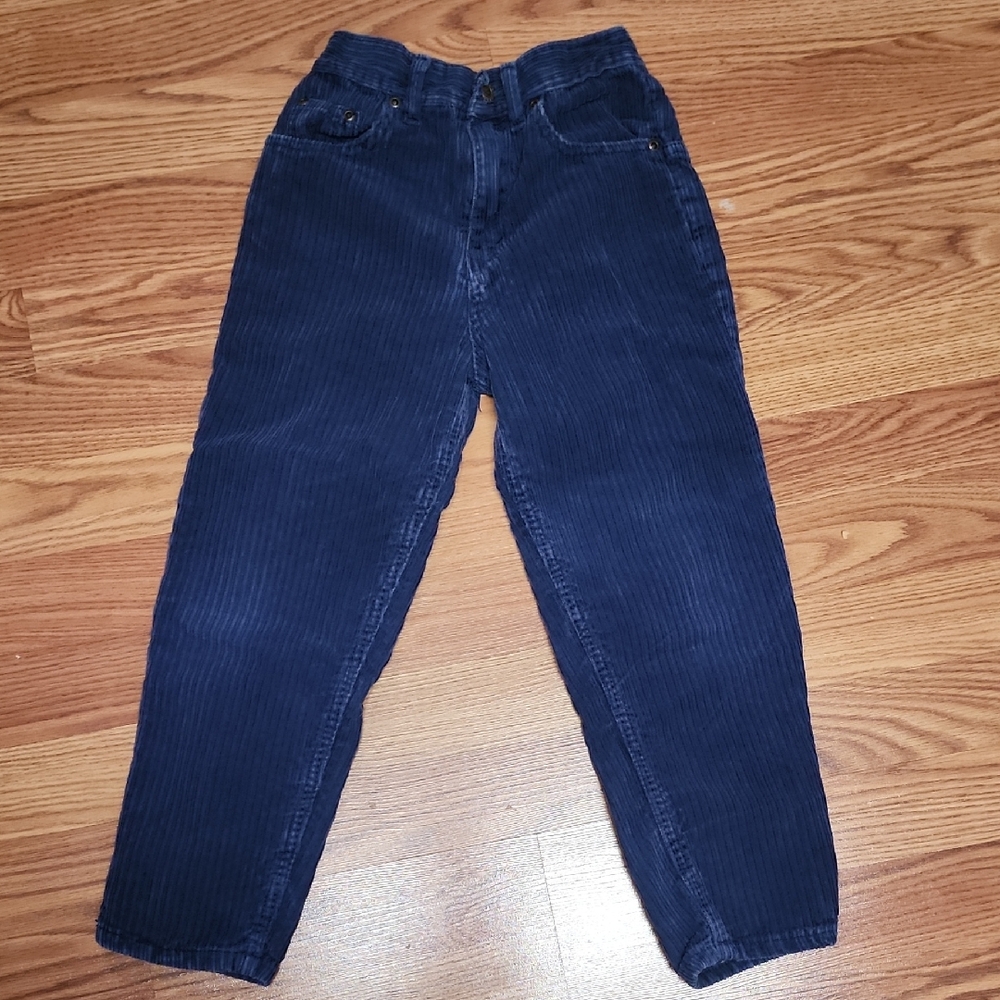 Boy's Route 66 Corduroy Pants - Navy  Size 6X
